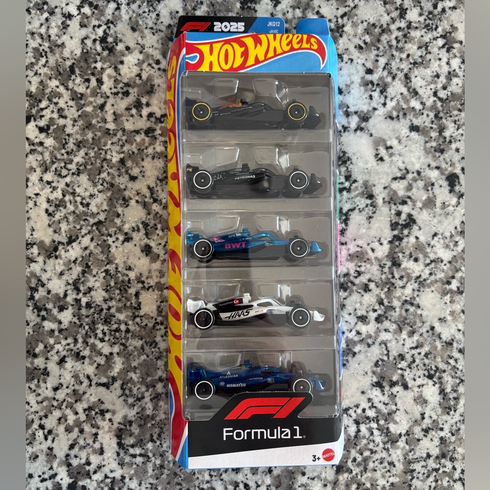 Hot Wheels Formula 1 F1 5-Car Set